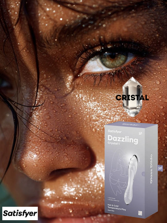 Pure Aqua - Estimulador del flujo vaginal sedoso - Cristal