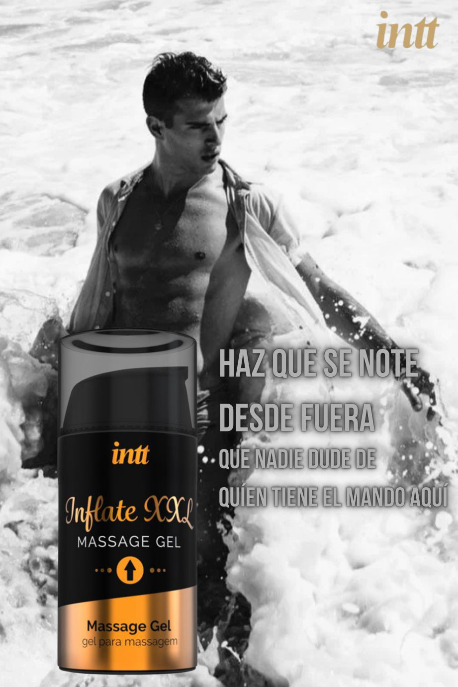 Inflate XXL — Gel de Aumento Masculino 🥇 El rey entra primero