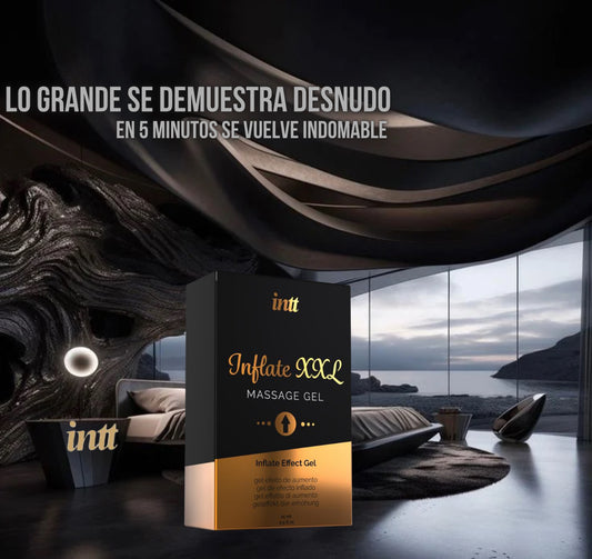 Inflate XXL — Gel de Aumento Masculino 🥇 El rey entra primero