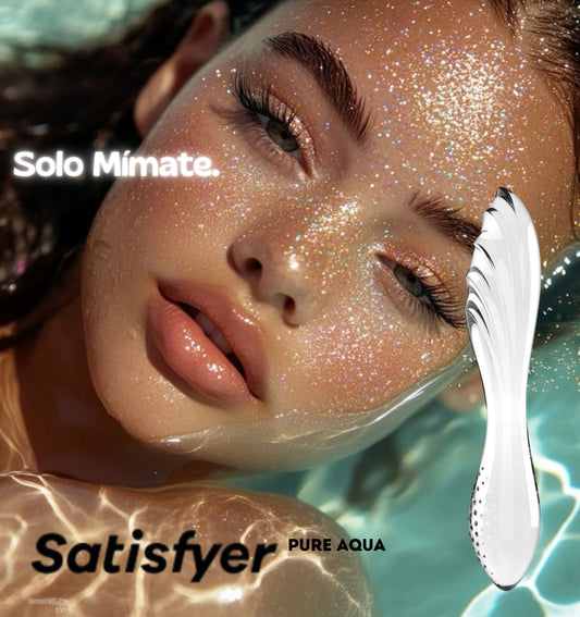 Pure Aqua - Estimulador del flujo vaginal sedoso - Cristal