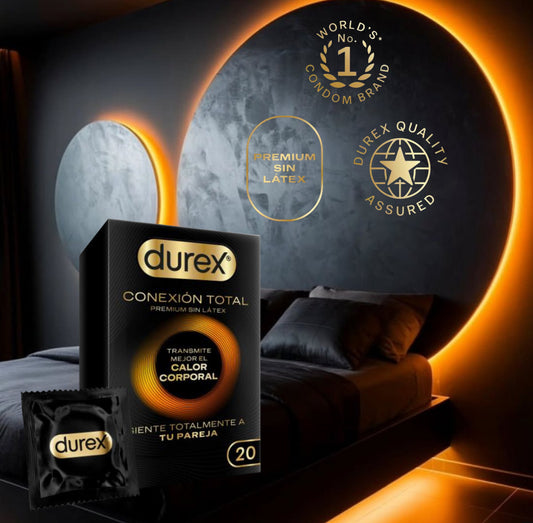 Durex Conexión Total - Premium Sin Látex (20 Uds.) | “Siente su piel. No el preservativo.”