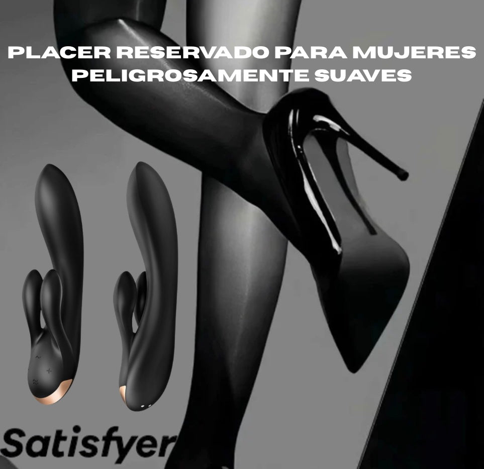 Double Flex Black – Triple Motor + Punto G + Clítoris | Satisfyer APP Connect (Edición Premium)
