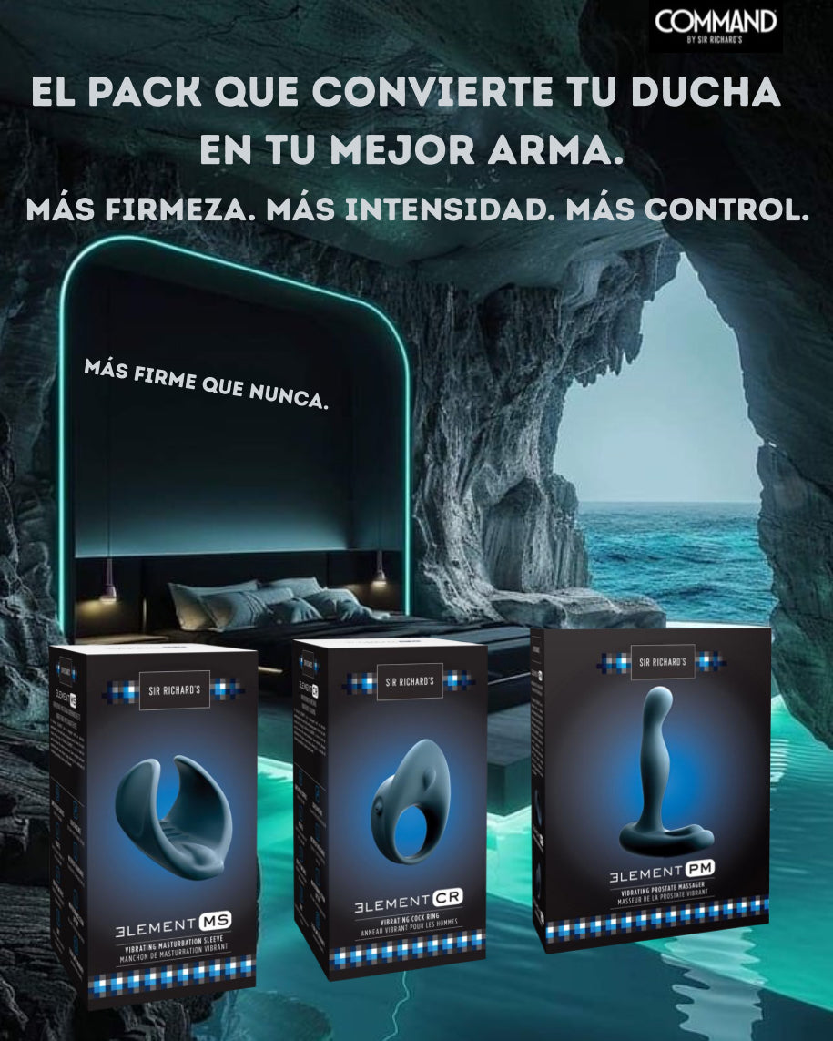 Pack Él: Control, Firmeza y Placer - Edición Ducha Elemental™